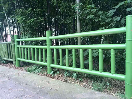 仿竹生态护栏